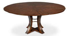 Tower Jupe Brown Medium Dining Table - Ornate Home