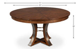 Tower Jupe Brown Medium Dining Table - Ornate Home