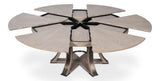 Tower Jupe Grey Dining Table - Ornate Home