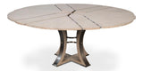 Tower Jupe Grey Medium Dining Table - Ornate Home