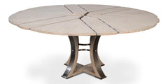 Tower Jupe Grey Medium Dining Table - Ornate Home