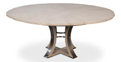 Tower Jupe Grey Medium Dining Table - Ornate Home