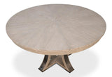 Tower Jupe Grey Medium Dining Table - Ornate Home