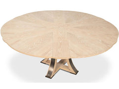 Tower Jupe Natural Dining Table - Ornate Home