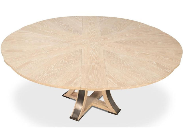 Tower Jupe Natural Dining Table - Ornate Home