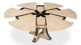 Tower Jupe Natural Dining Table - Ornate Home