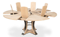 Tower Jupe Natural Dining Table - Ornate Home