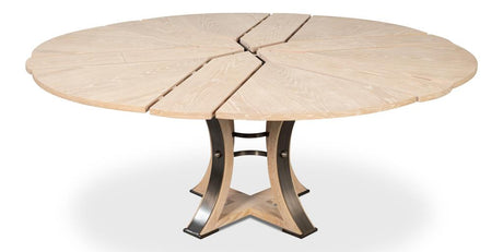 Tower Jupe Natural Dining Table - Ornate Home