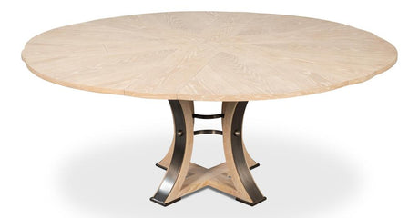 Tower Jupe Natural Dining Table - Ornate Home