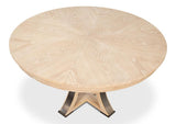Tower Jupe Natural Dining Table - Ornate Home