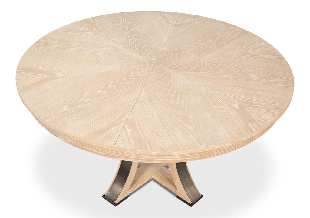 Tower Jupe Natural Dining Table - Ornate Home