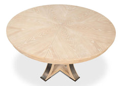 Tower Jupe Natural Dining Table - Ornate Home