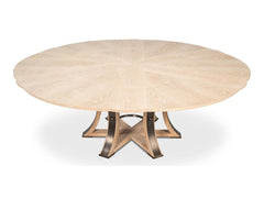 Tower Jupe Natural Dining Table - Ornate Home