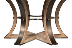 Tower Jupe Natural Dining Table - Ornate Home