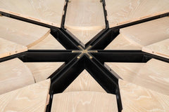 Tower Jupe Natural Dining Table - Ornate Home