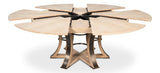 Tower Jupe Natural Dining Table - Ornate Home