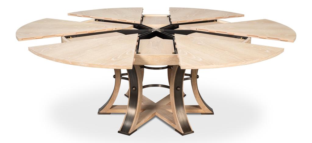 Tower Jupe Natural Dining Table - Ornate Home