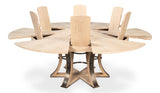 Tower Jupe Natural Dining Table - Ornate Home