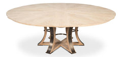 Tower Jupe Natural Dining Table - Ornate Home
