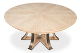 Tower Jupe Natural Dining Table - Ornate Home