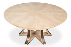Tower Jupe Natural Dining Table - Ornate Home
