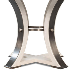 Tower Jupe White Dining Table - Ornate Home