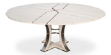 Tower Jupe White Dining Table - Ornate Home