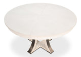 Tower Jupe White Dining Table - Ornate Home