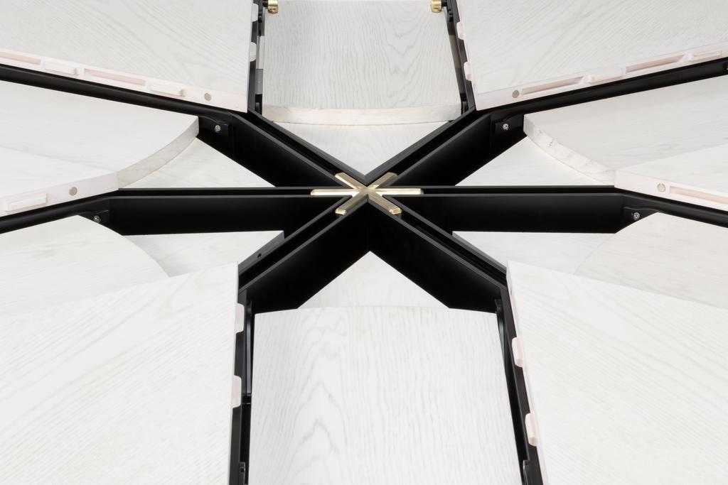 Tower Jupe White Dining Table - Ornate Home