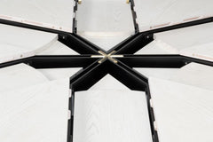 Tower Jupe White Dining Table - Ornate Home