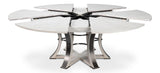 Tower Jupe White Dining Table - Ornate Home