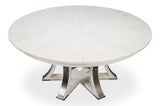 Tower Jupe White Dining Table - Ornate Home