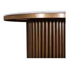 Tower White Marble Dining Table - Ornate Home