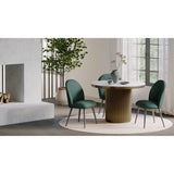 Tower White Marble Dining Table - Ornate Home