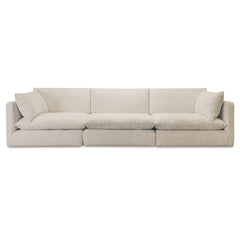 Townes Flecked Ecru Modular Sofa - Ornate Home