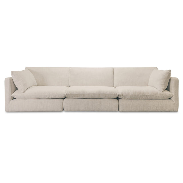 Townes Flecked Ecru Modular Sofa - Ornate Home