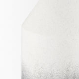 Townley White/Black Small Ombre Metal Vase - Ornate Home