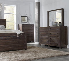 Townsend Eight Drawer Solid Wood Dresser in Java - Ornate Home