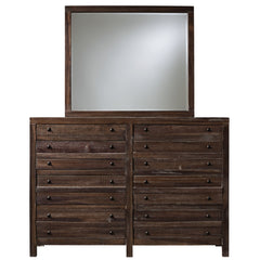 Townsend Eight Drawer Solid Wood Dresser in Java - Ornate Home