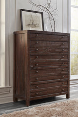 Townsend Java Five Drawer Solid Wood Chest