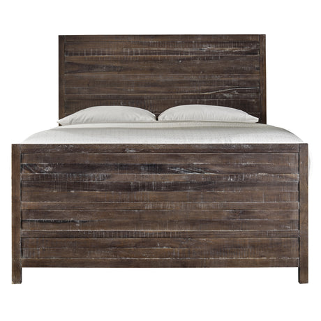 Townsend Solid Wood California King Storage Bed in Java - Ornate Home