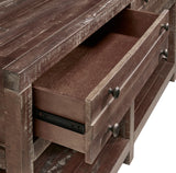 Townsend Solid Wood Console Table in Java - Ornate Home