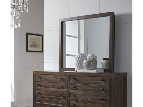 Townsend Solid Wood Mirror in Java - Ornate Home