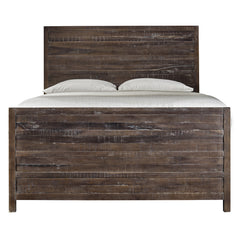 Townsend Solid Wood Queen Storage Bed in Java - Ornate Home