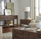 Townsend Solid Wood Side Table in Java - Ornate Home