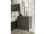 Townsend Solid Wood Three Drawer Nighstand in Gunmetal - Ornate Home