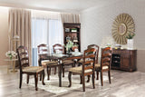 Townsville Dark Walnut 7 Pc. Dining Room Set - Ornate Home