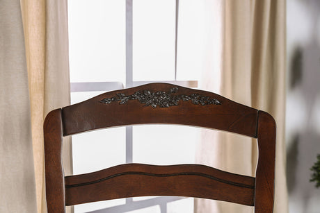 Townsville Dark Walnut 7 Pc. Dining Room Set - Ornate Home