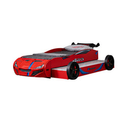 Tracklite Red Car Bed w/ Trundle - Ornate Home