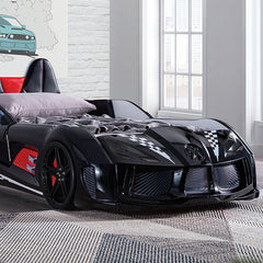 Trackster Black Car Bed / Twin - Ornate Home